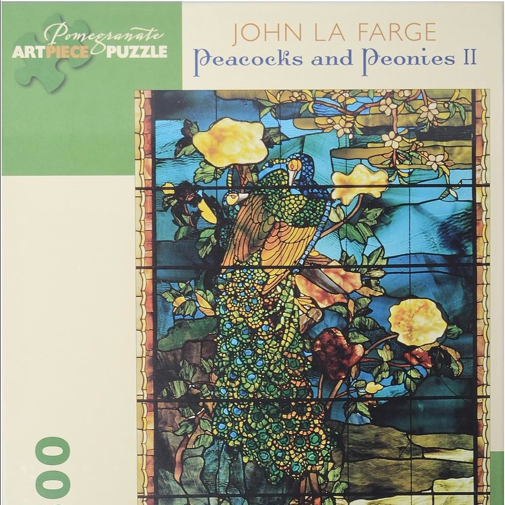 New Pomegranate Peacocks and Peonies Puzzles 500 Pieces